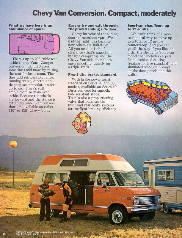 1972 Chevrolet Recreation Vehicles Brochure Page 7